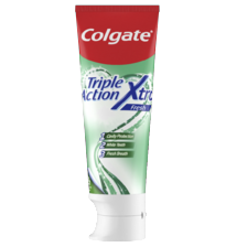 Colgate caries protection, blue fresh gel of triple action tandpasta